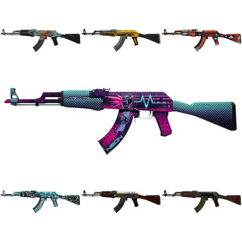 Pegatina de coche CSGO Skin AK47, calcomanía de moda impermeable para motocicleta, parachoques decorativo ► Foto 1/1