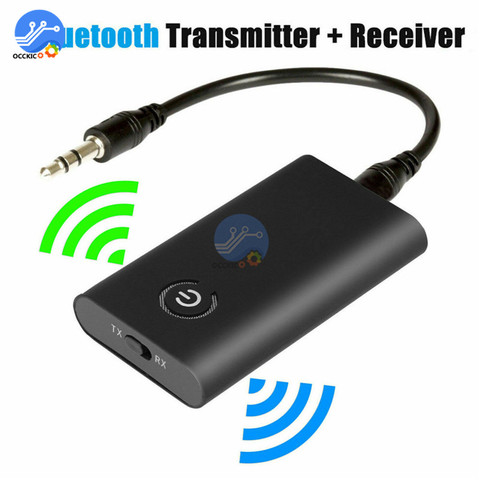 Adaptador receptor y transmisor de Audio inalámbrico Bluetooth 5,0, 2 en 1, A2DP, Conector de 3,5mm, Aux, adaptador para PC, TV, auriculares, Coche ► Foto 1/6