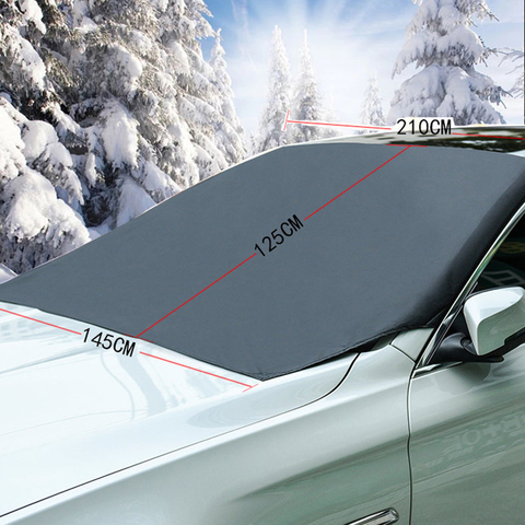 Cubierta magnética para parasol de coche, parabrisas de coche, parasol de nieve, cubierta protectora impermeable, cubierta frontal para parabrisas de coche ► Foto 1/6