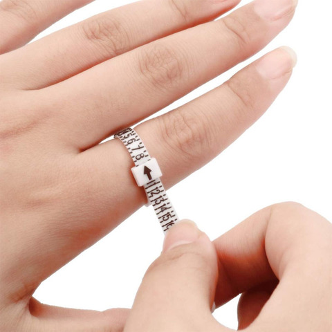 Sizer-anillo oficial de Reino Unido/EE. UU., instrumento de medición de tamaño, para hombres y mujeres, sortijas profesionales, accesorios de joyería, herramientas, 1 ud. ► Foto 1/6