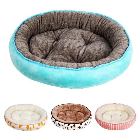 Lovely Bear forma de pata perro gatos mascota cojín cama felpa cálida nido suave camas, perrera para perros ► Foto 1/6