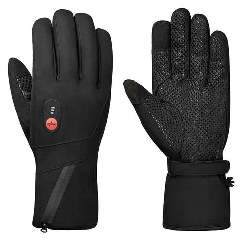 Guantes Térmicos para hombre y mujer, 7,4 V, 2200mAh, batería recargable, invierno, resistentes al agua, para esquiar y motocicleta ► Foto 1/6