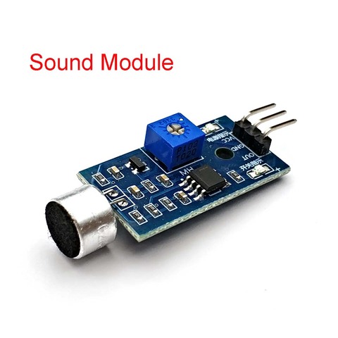 Micrófono módulo con Sensor de detección de sonido Sensor de sonido vehículo inteligente para Arduino ► Foto 1/6