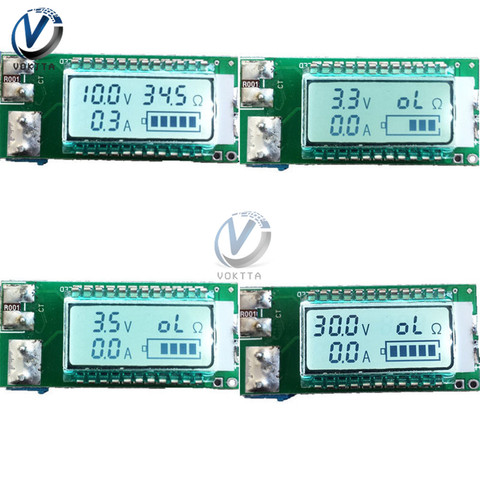 18650 de 26650 probador de baterías de litio LCD Digital de fondo voltaje/capacidad de/corriente de carga/medidor de resistencia de Banco de potencia Monitor ► Foto 1/6