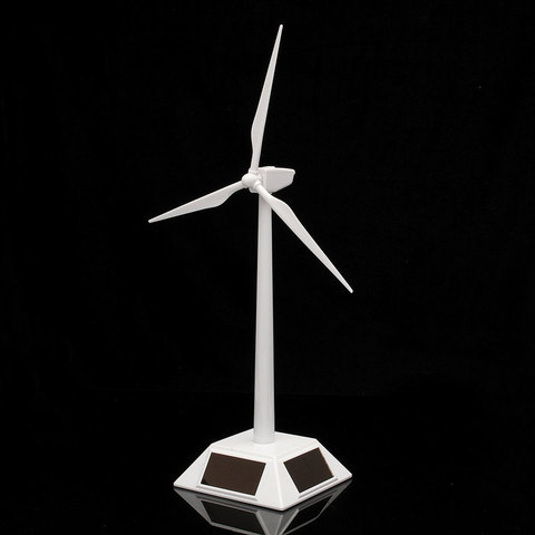 Generador de viento Solar 2 en 1, modelo y soporte de exposición, Kit de montaje educativo de molino de viento, decoración de escritorio, envío directo ► Foto 1/6