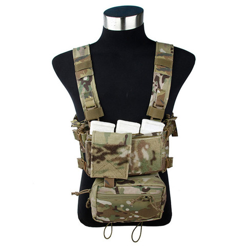 TMC-chaleco táctico ligero SST Multicam, Equipo Modular SS para el pecho, con arena colgante, Cordura 500D ► Foto 1/6