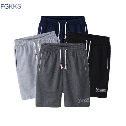 Marca de moda FGKKS de los hombres pantalones cortos de primavera de 2022 de verano hombre pantalones cortos Fitness culturismo entrenamiento hombre pantalones cortos de moda ► Foto 1/6