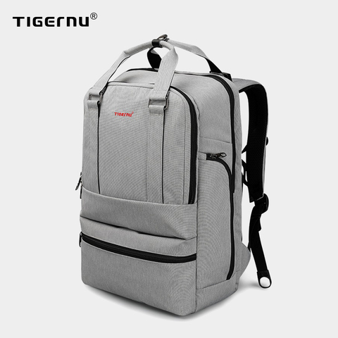 Tigernu de gran capacidad de 15,6 pulgadas del ordenador portátil Mochila USB cargador de la computadora mochilas para las mujeres de los hombres casuales de negocios hombre Mochila ► Foto 1/6