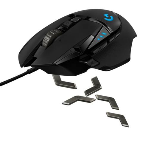 Logitech (G) G502 héroe maestro del juego de ratón línea completa actualización héroe del motor 16000DPI RGB brillo G502 RGB actualización ► Foto 1/6