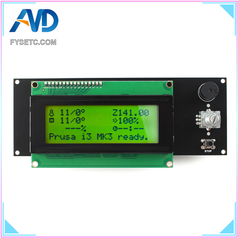 Controlador LCD 2004 para impresora 3D, dispositivo con ranura para tarjeta SD para rampas, pantalla 1,4 ► Foto 1/5