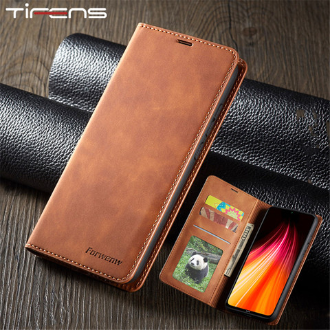 Funda de cuero para Xiaomi Mi Poco X3 Redmi 9 9A 9C Note 9s 8 7 Pro Max, funda magnética con tapa para teléfono con tarjetas ► Foto 1/6