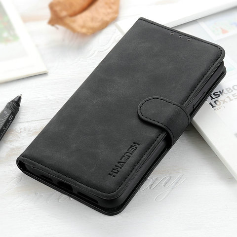 Funda de cuero con tapa para teléfono móvil Xiaomi Poco F3 F 3 5G, carcasa de libro con ranura para tarjetas, protección 360 ► Foto 1/6