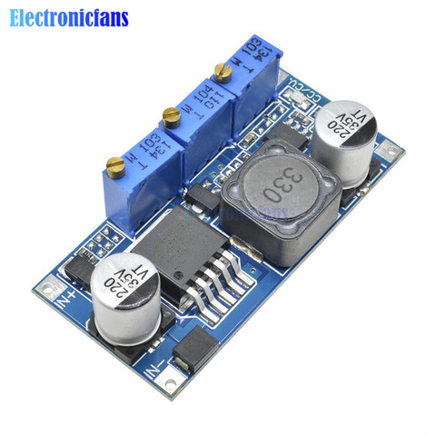 LM2596 paso módulo de fuente de alimentación DC-DC 7 V-35 V a 1,25 V-30 V 3A ajustable regulador de voltaje convertidor Controlador LED para Arduino ► Foto 1/6