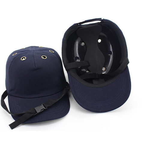 Gorras de béisbol de seguridad para el trabajo, Gorros de protección para la cabeza, ligera, funda interior de ABS, 6 agujeros ► Foto 1/6