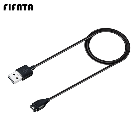 FIFATA 1m USB Cable de datos de carga rápida Cable de alimentación cargador para Garmin Fenix 6 6S 6X 5 5S 5X Forerunner245 Venu Vivoactive 3 4 4S ► Foto 1/6