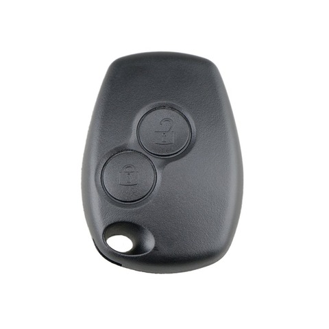 Cubierta de mando a distancia con 2 botones para llave de coche, funda en blanco Fob para Renault Dacia Modus Clio 3 Twingo Kangoo 2 Sin Logo ► Foto 1/6