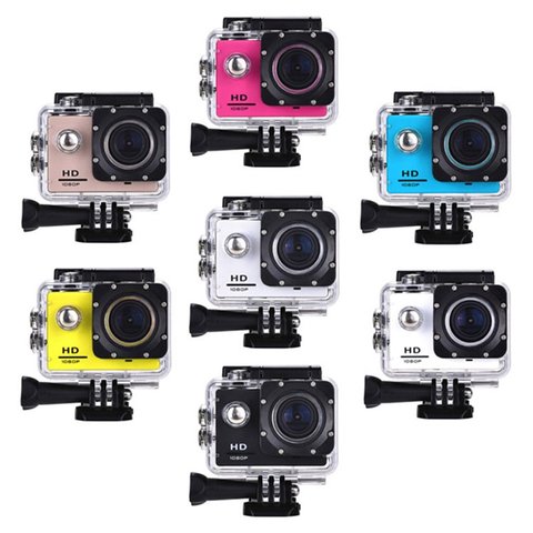 Mini cámara de acción deportiva para exteriores, Ultra 30M, 1080P, casco impermeable, cámara deportiva para grabación de vídeo ► Foto 1/6