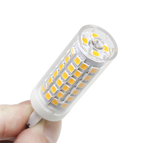 Bombilla LED G9 sin parpadeo, lámpara de araña de 15W, regulable, AC220V, 110V, reemplazo de lámpara halógena blanca cálida/natural/fría ► Foto 1/6