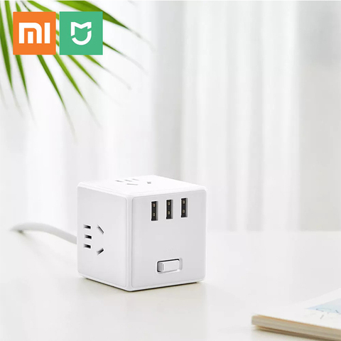 Xiaomi-Convertidor de cubo mijia, enchufe convertidor clavija usb, placa enchufable multifunción, placa de remolque de carga de cubo eléctrico, inteligente ► Foto 1/6