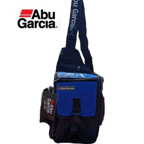 ABU Lure-Bolsa de pesca con anzuelo para hombre, bolso de cintura con gancho, para deportes al aire libre, ciclismo, senderismo, eslinga ► Foto 1/6