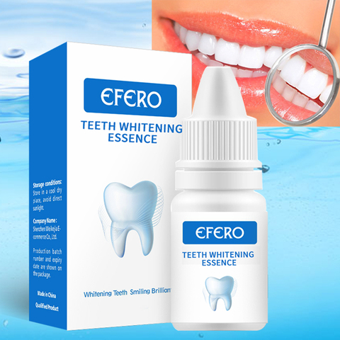 EFERO-suero blanqueador Dental, higiene Oral efectiva, elimina manchas, placa, esencia limpiadora de dientes, pasta Dental ► Foto 1/6