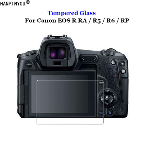 Protector de pantalla para cámara Canon EOS R RA EOSR R5 R6 RP, cristal templado resistente antiarañazos 9H 2.5D, película protectora ► Foto 1/6