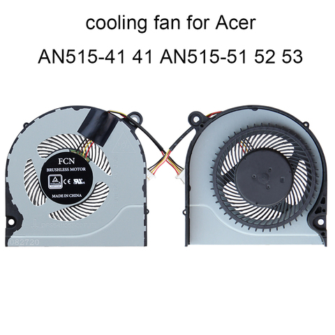 Ventiladores de ordenador para Acer Nitro 5 AN515-41 AN515-42 AN515-51 AN515-52 AN515-53 ventilador de refrigeración de la CPU enfriador Notebook PC DC28000JRF0 nuevo ► Foto 1/6