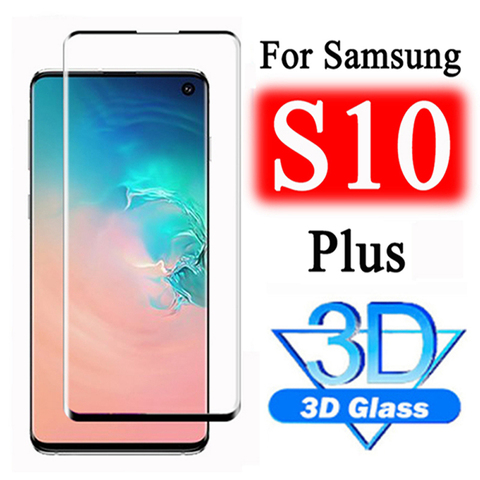 Vidrio templado para samsung Galaxy S10e S7 edge S8 S9 S10 plus protector de pantalla de teléfono película protectora completa en el vidrio ► Foto 1/6