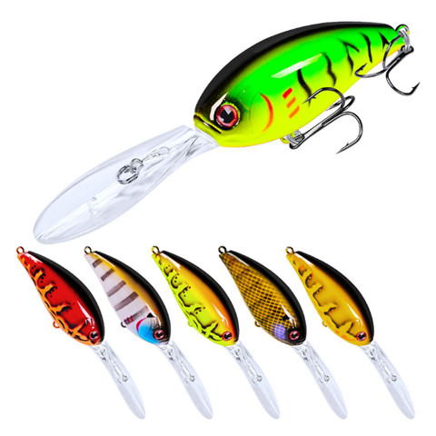 Señuelo de pesca láser Wobbler, 115mm, 17,5g, cebos duros artificiales, Crankbait, ojos 3D, Jerkbait para pesca de carpa, 1 Uds. ► Foto 1/6