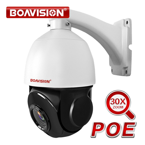 1080 P 2MP PTZ cámara IP POE 30X ZOOM impermeable 4MP 5MP Mini velocidad Domo Cámara al aire libre H.264 IR 50 M cámara de seguridad CCTV 48 V POE ► Foto 1/6