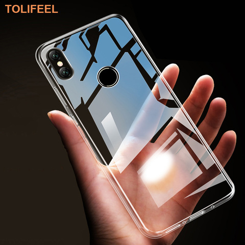 TOLIFEEL-funda de silicona suave para Xiaomi Redmi Note 5, carcasa fina y transparente para proteger el teléfono ► Foto 1/6