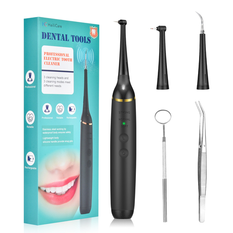 Raspador Dental sónico con vibración, eliminador de cálculo Dental, irrigador Oral de manchas de dientes, herramienta de sarro para blanquear los dientes ► Foto 1/6