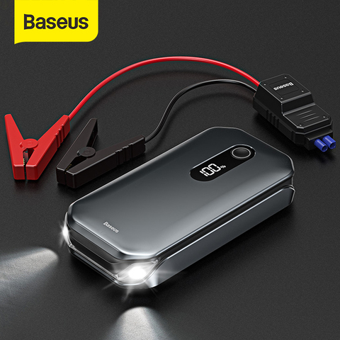 Baseus-arrancador de batería de coche, Banco de energía de emergencia portátil, 12000mAh, 1000A, potenciador de 600A, dispositivo de arranque, Banco de energía de carga ► Foto 1/6