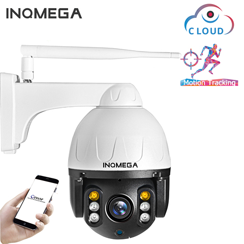 INQMEGA IP PTZ cámara de seguimiento de 1080 P 2MP impermeable al aire libre Mini velocidad cámara domo IR 30 M P2P Cámara cámara de seguridad de casa ► Foto 1/6