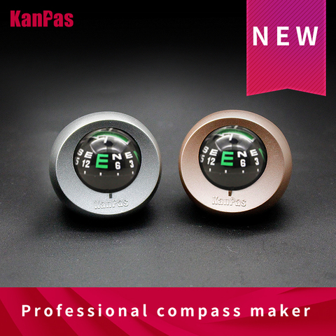 KANPAS-Brújula de tamaño pequeño para tablero de instrumentos automotrices, estilo Simple para navegación de conducción ► Foto 1/5
