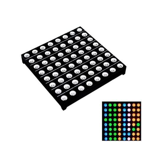 Módulo de visualización de matriz de puntos LED RGB a todo color, ánodo común, electrónica, 1 Uds., 5mm, 8x8, 8x8 ► Foto 1/4