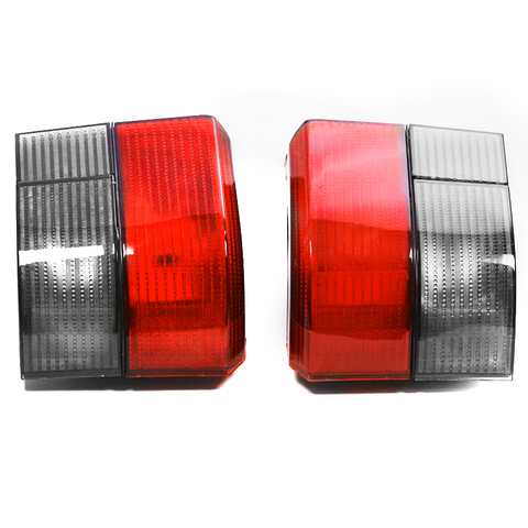 Cubierta de lámpara de luz antiniebla trasera, lente de luz de señal de frenado, lámparas ahumadas de Faro de cola rojo para VW Transporter Caravelle T4 1992-2004 ► Foto 1/6