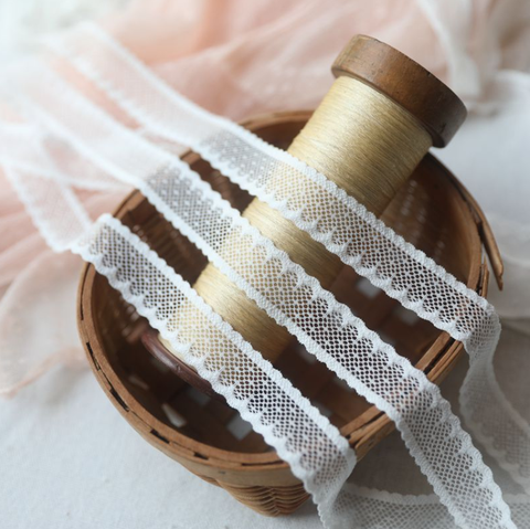 5 metros/lote 2cm ancho hecho a mano Venise vintage, victoriano blanco leche de encaje elástico cinta recorte de encaje DIY costura DIY ropa ► Foto 1/4