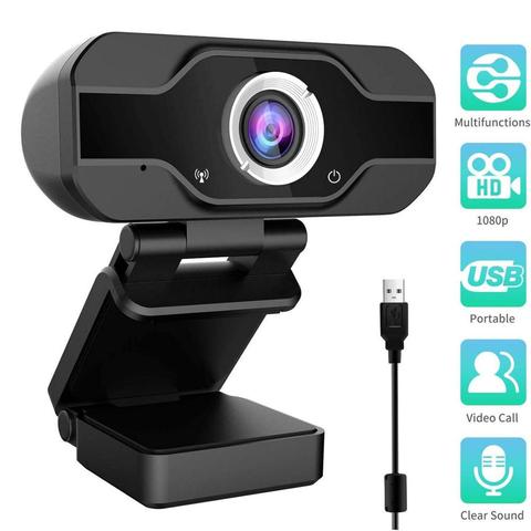 Cámara Web inteligente con micrófono incorporado, Webcam HD de 1080P, USB Pro Stream, para portátiles de escritorio, PC, juego, para IOS, Windows M2 ► Foto 1/6