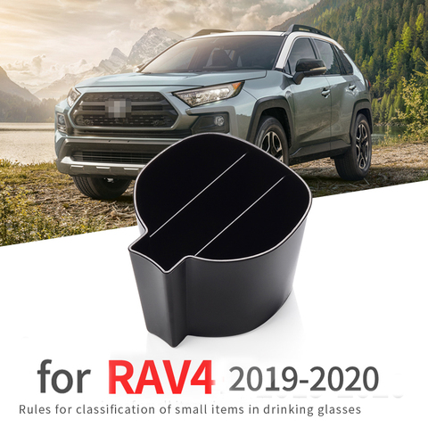 Para Toyota RAV4 2022 XA50 RAV 4 50 taza de titular caja de almacenamiento, accesorios estera de la taza tarjeta caja de almacenamiento para teléfonos ► Foto 1/5