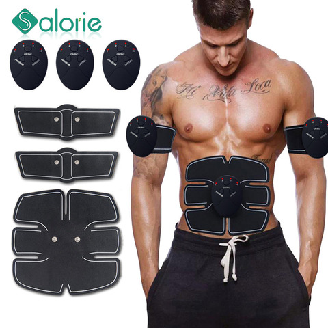 Entrenador EMS inalámbrico abs Estimulador muscular, mioestimulador corporal, Fitness, pérdida de peso, cinturón de masaje adelgazante corporal ► Foto 1/6