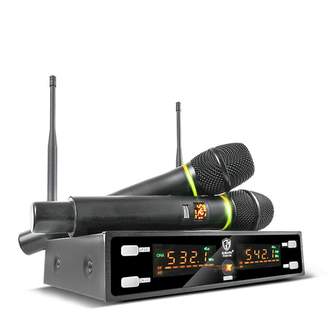 G-MARK X320FM-micrófono inalámbrico profesional para Karaoke, Frecuencia ajustable corporal de Metal a 80M de distancia ► Foto 1/6