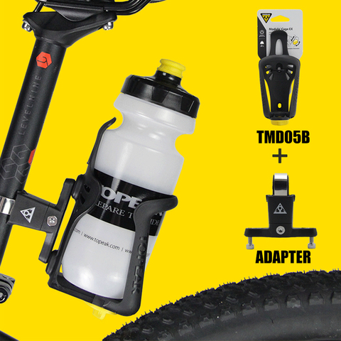 Soporte de botella de plástico TOPEAK TMD05 para bicicleta de ingeniería, soporte de soporte para botella de agua y montaña ajustable ► Foto 1/6