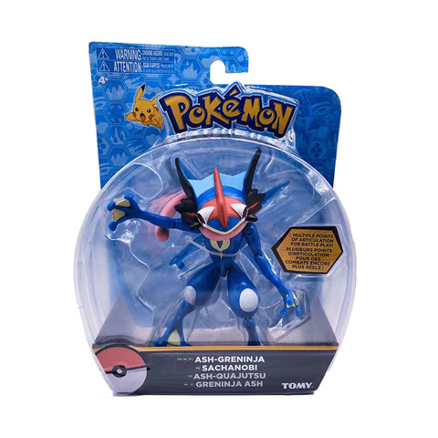 Figuras de acción de Pokémon de Greninja, Ash, Ketchum, Eevee, paquete de 15cm, modelo coleccionable móvil para niños, regalos ► Foto 1/5