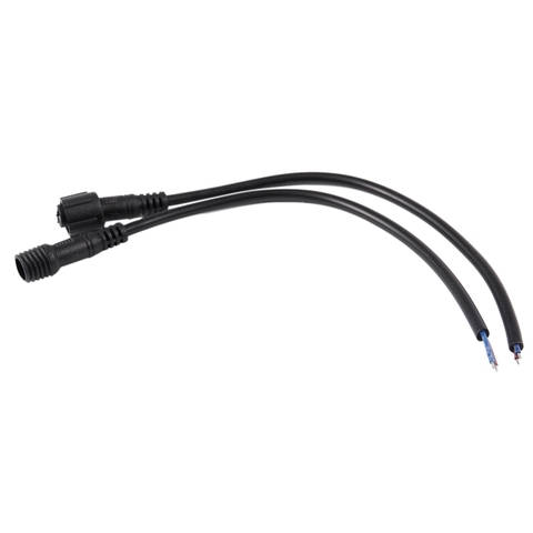 LIXF caliente macho hembra enchufe 2 Pin LED impermeable conector Cable 220V negro ► Foto 1/6