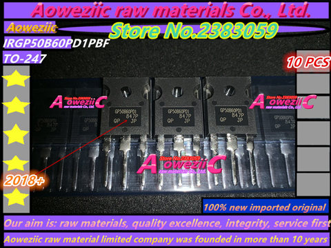 Aoweziic 2022 + 100% nuevo original importado IRGP50B60PD1PBF IRGP50B60PD1 GP50B60PD1 a-247 IGBT campo efecto transistor 75A 600V ► Foto 1/2