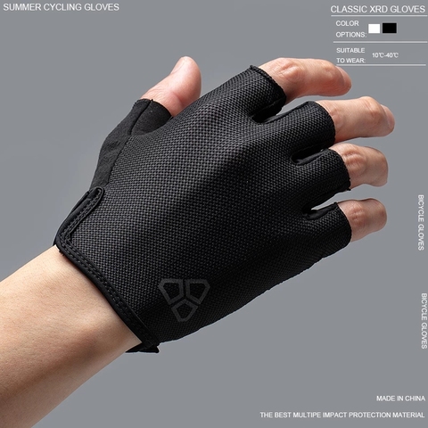 DUEECO guantes ciclismo, guantes bicicleta, guantes bicicleta, guantes para bicicleta de montaña-antideslizante que absorbe los golpes XRD acolchado transpirable Palma ► Foto 1/6