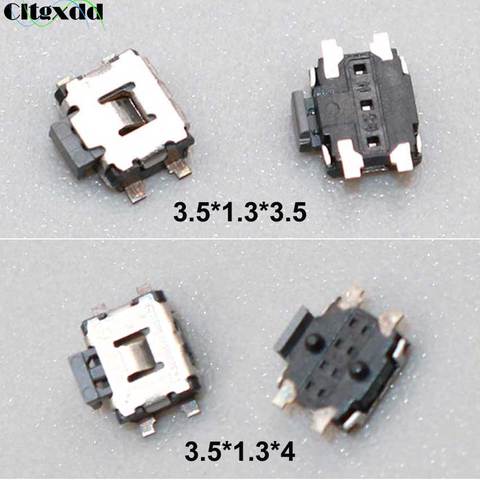 Interruptores de botón táctiles para Sony Ericsson Nokia, 1 Uds., interruptor Micro DE 3100 / 6300/3110C, 4 pines SMD 3,5*1,3*3,5/4 ► Foto 1/6