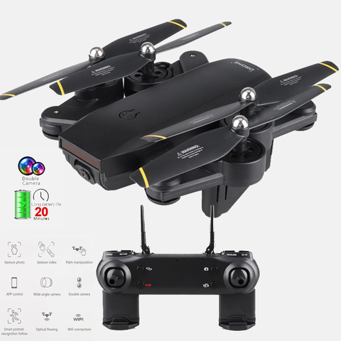 Drones RC SG700 con doble cámara hd RC helicóptero 4k dron 20 minutos de vuelo profesional quadrocopter sígueme drohne Juguetes ► Foto 1/6