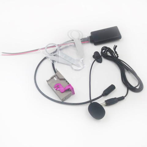 Biurlink RNS-E Unidad de Bluetooth 5,0 Cable de Audio Aux micrófono adaptador de manos libres para AUDI RNS-E dispositivo ► Foto 1/1